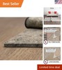 Durable Non-Slip Rug Pad 8'4" x 10'2" - Crafted in the USA for Long-Lasting Use gallery
