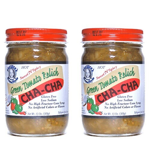 Florence’s HOT Cha-Cha (Green Tomato Relish) 2-13oz. jars gallery
