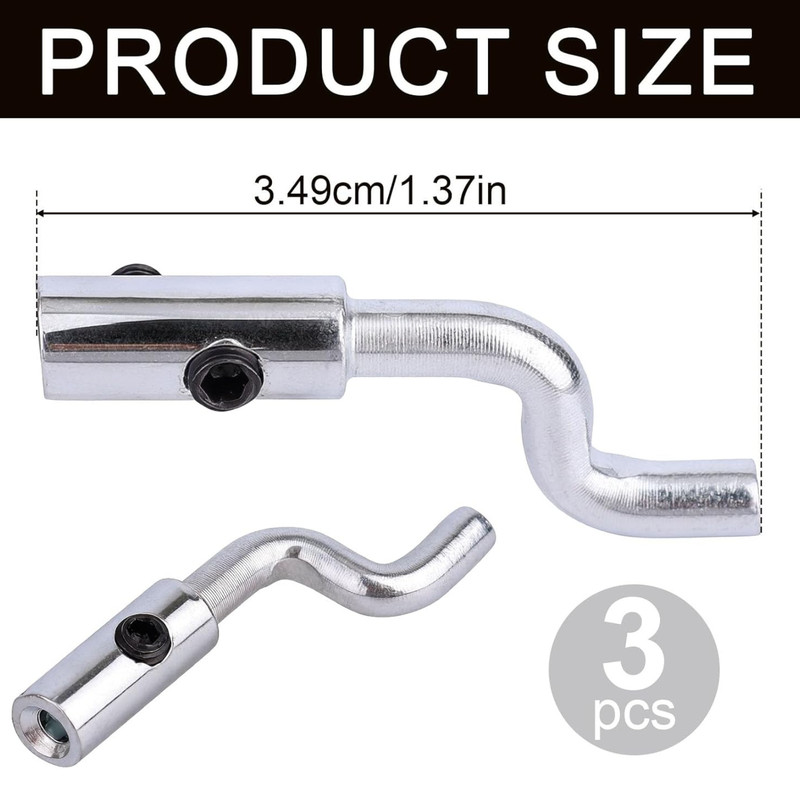 3PCS Universal Z Bend Throttle Cable Ends Adjustable Wire Stop Repair Kit Fittin gallery