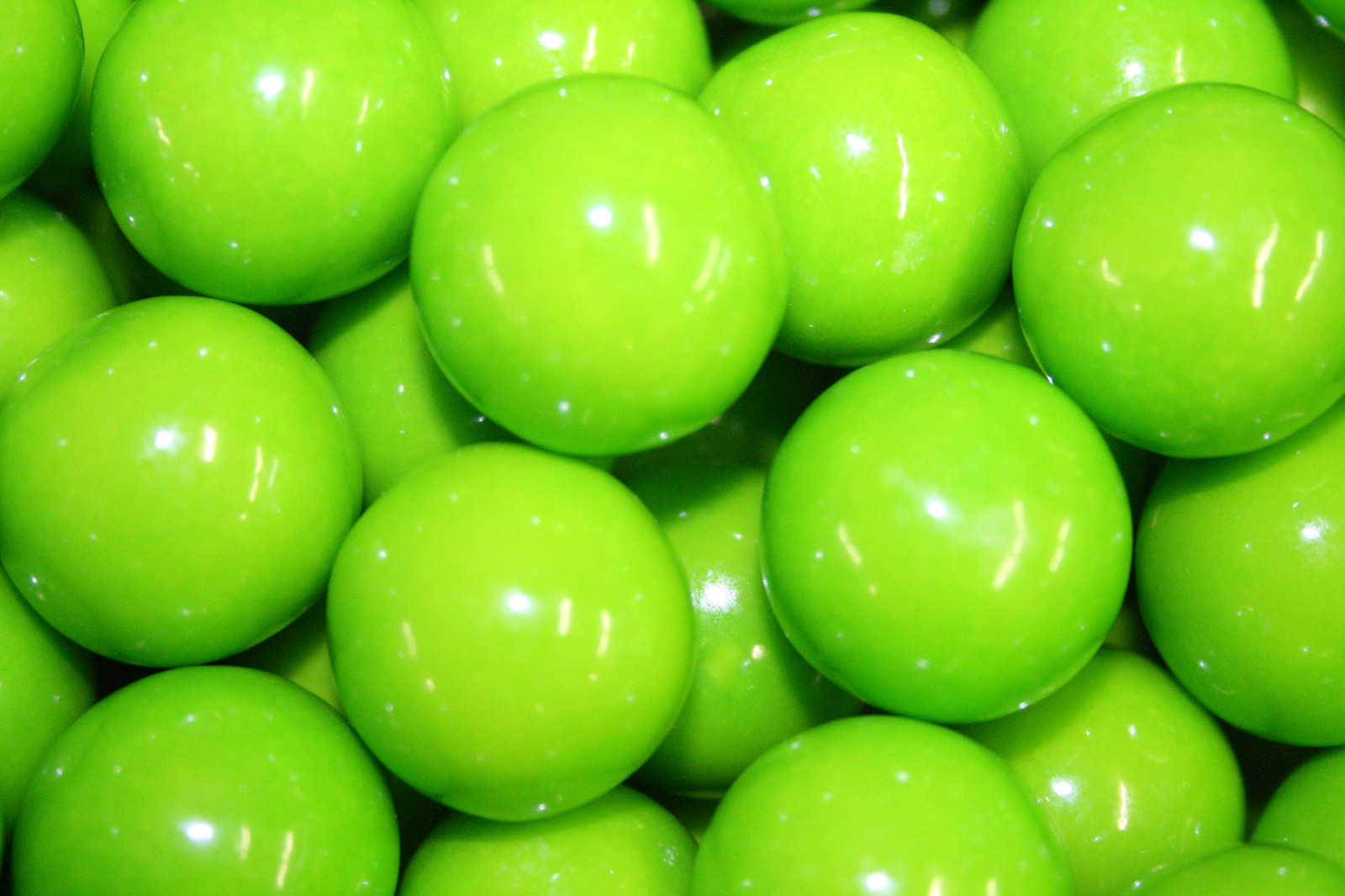 GUMBALLS GREEN APPLE BUBBLE GUM 25mm or 1 inch (57 count), 1LB gallery