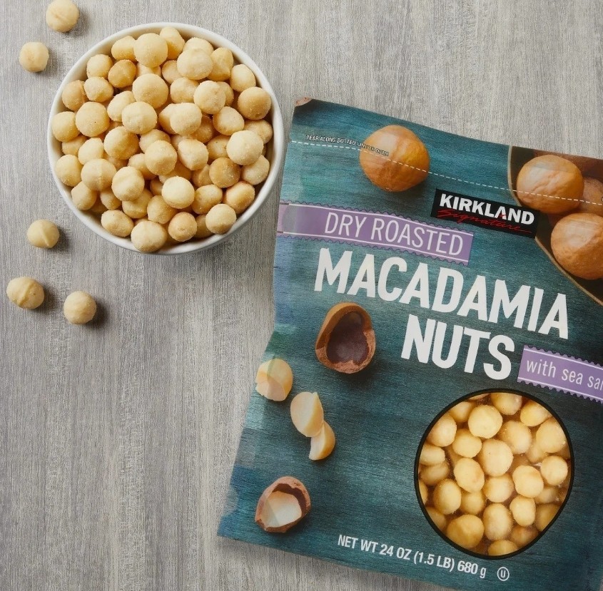 Kirkland Signature Dry Roasted Macadamia Nuts Sea Salt 24oz Bags gallery