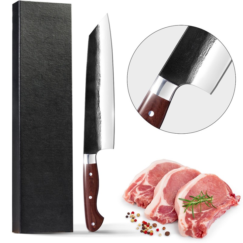 Professional Kitchen Chef Knife High Carbon Steel Blade Ultra Sharp G10 Handle gallery