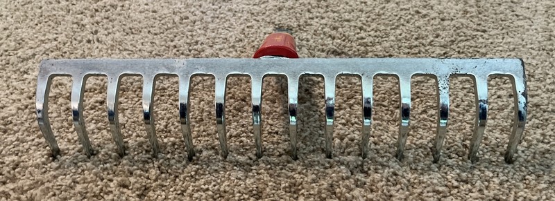 WOLF-GARTEN Multi Change 14” Wide GARDEN RAKE Made in Germany DOM 35 or DOM 40 gallery