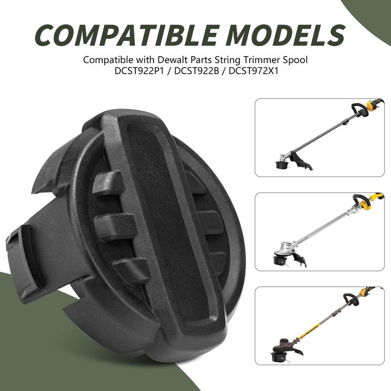 Dewalt DCST922 String Trimmer Head Cap & Spring Replacement Parts Weed Trimmer gallery