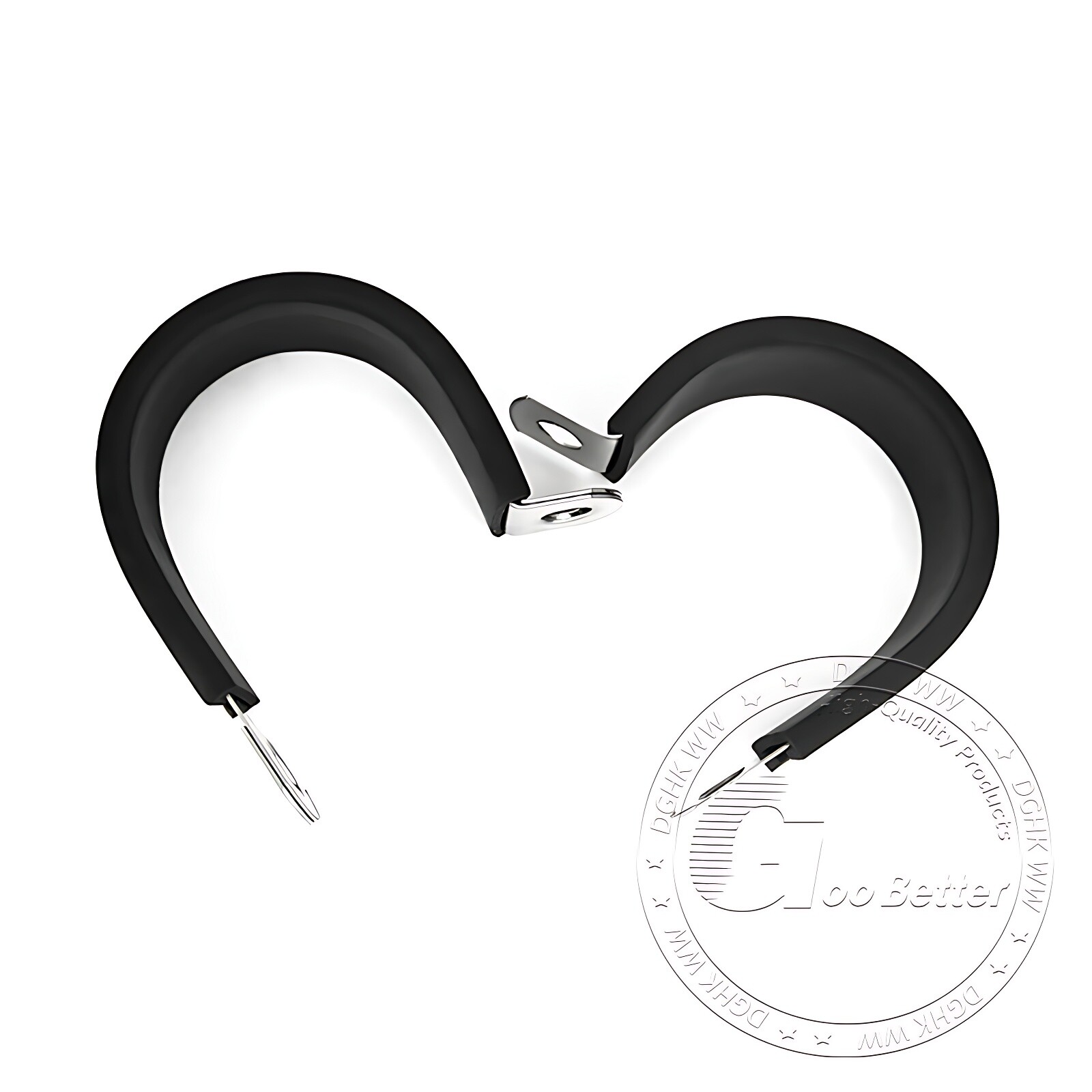 Rubber Lined P Clips Cable Mounting Hose Pipe Clamp 6mm-200mm A2 Stainless Steel gallery