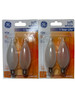 4 GE 40w Soft White Intermediate Base 66106 Candelabra Decorative Light Bulbs gallery