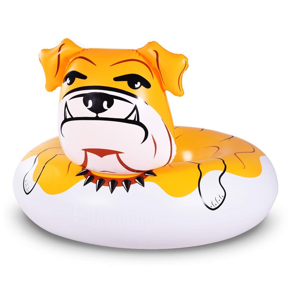 Bulldog Float, 53 inches Giant Inflatable Pool Float Tube for Large, 1 pack gallery