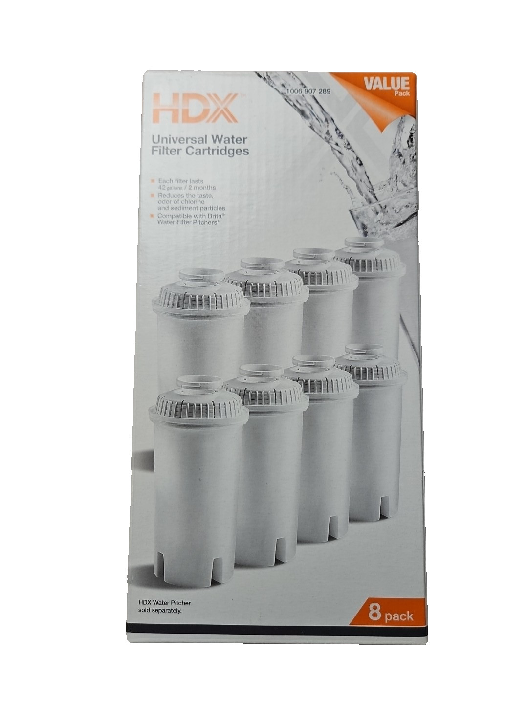 HDX Water Pitcher Replacement Water Filter Cartridges BPA Free gallery