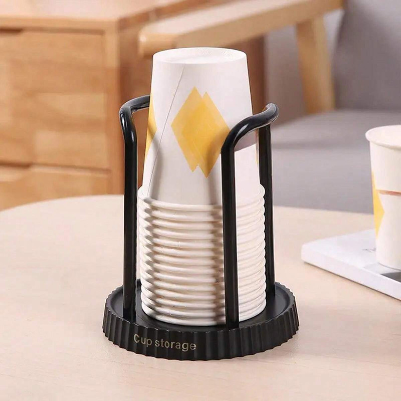1pk Cup Storage Rack Multi-Use Paper Cup Holder Houshold Coffee Tea Cup Supplies gallery