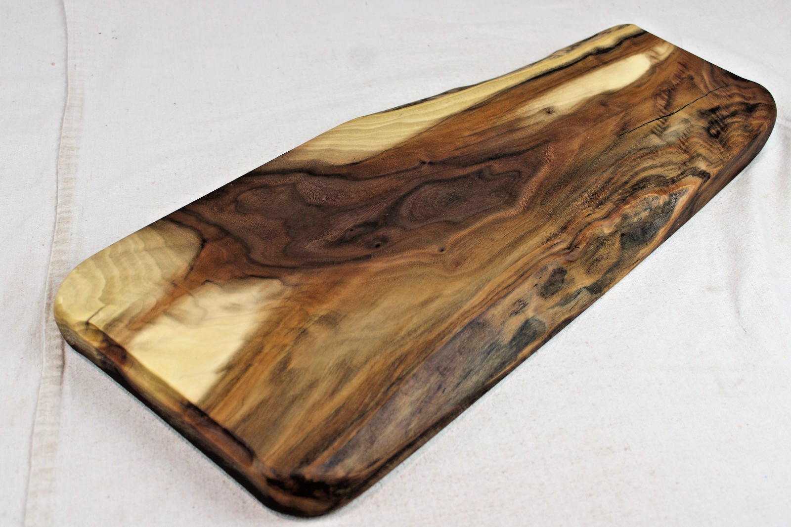 Black Walnut Live Edge Reversible Charcuterie Board 24.5 L x 10 W x 1.5"T #3254 gallery