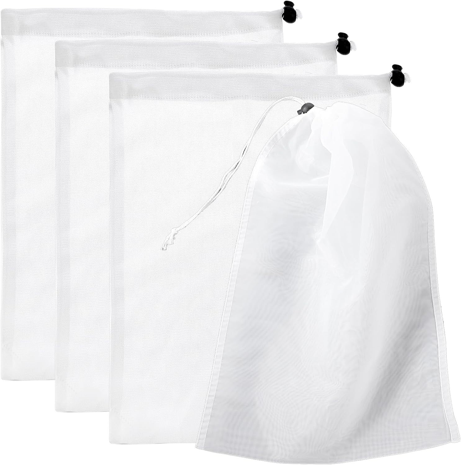 4 PCS Pool Vacuum Replacement Mesh Bag, Fine Mesh Filter Bags Pool Cleaner Bag S gallery
