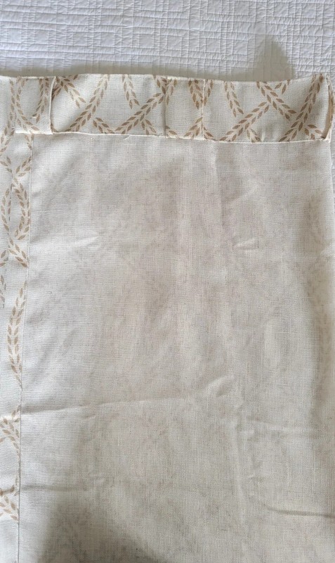 Pottery Barn Polyester Linen Blend Curtain Panels Set 50x84 Wheet Cream gallery