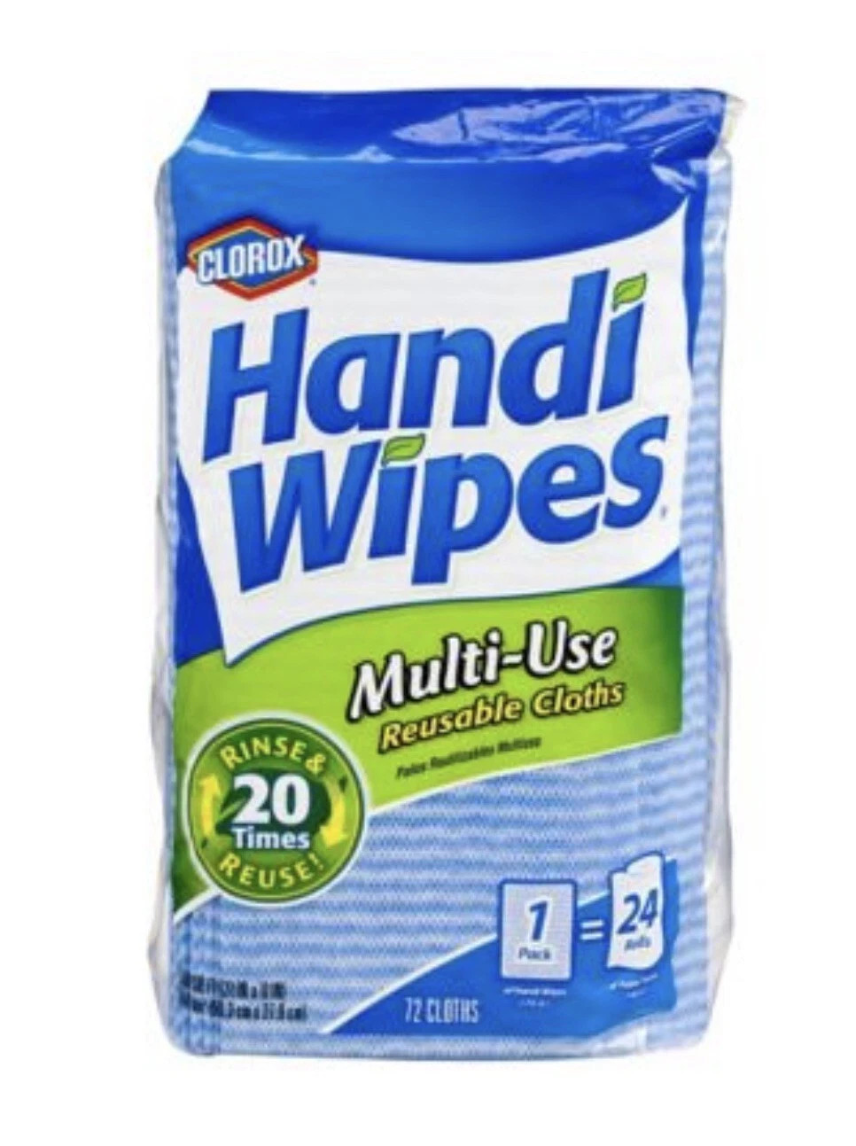 New Handi Wipes Multi-Use Reusable Cleaning Cloths, 72 Cloths gallery
