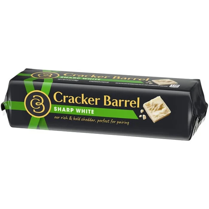 2 pack Cracker Barrel Sharp White Cheddar Cheese, 2x8 oz Block (1 pound) gallery