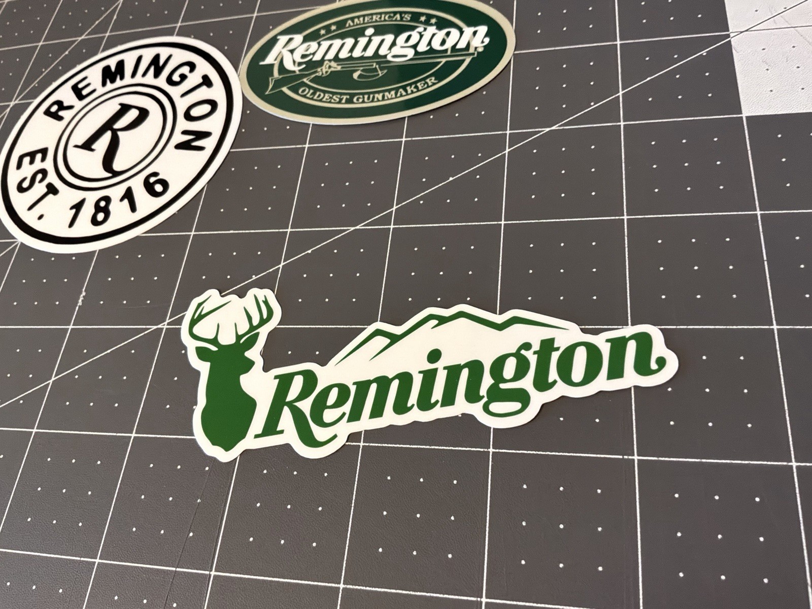 Remington Firearms Stickers 3 Sticker Lot 3” And 4” gallery