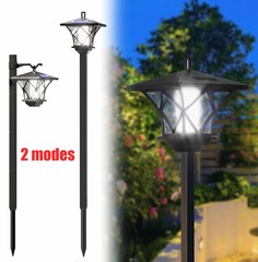 59”Solar Lamp Post Light LED Landscape Street Pole Lamp for Garden Yard Pathway