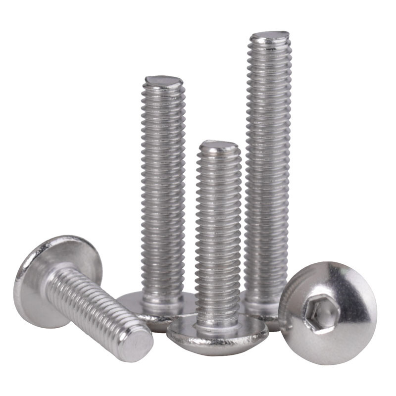 M5 - 0.8 5mm Truss Head Screws Allen Socket Bolts A2 304 Stainless Steel gallery