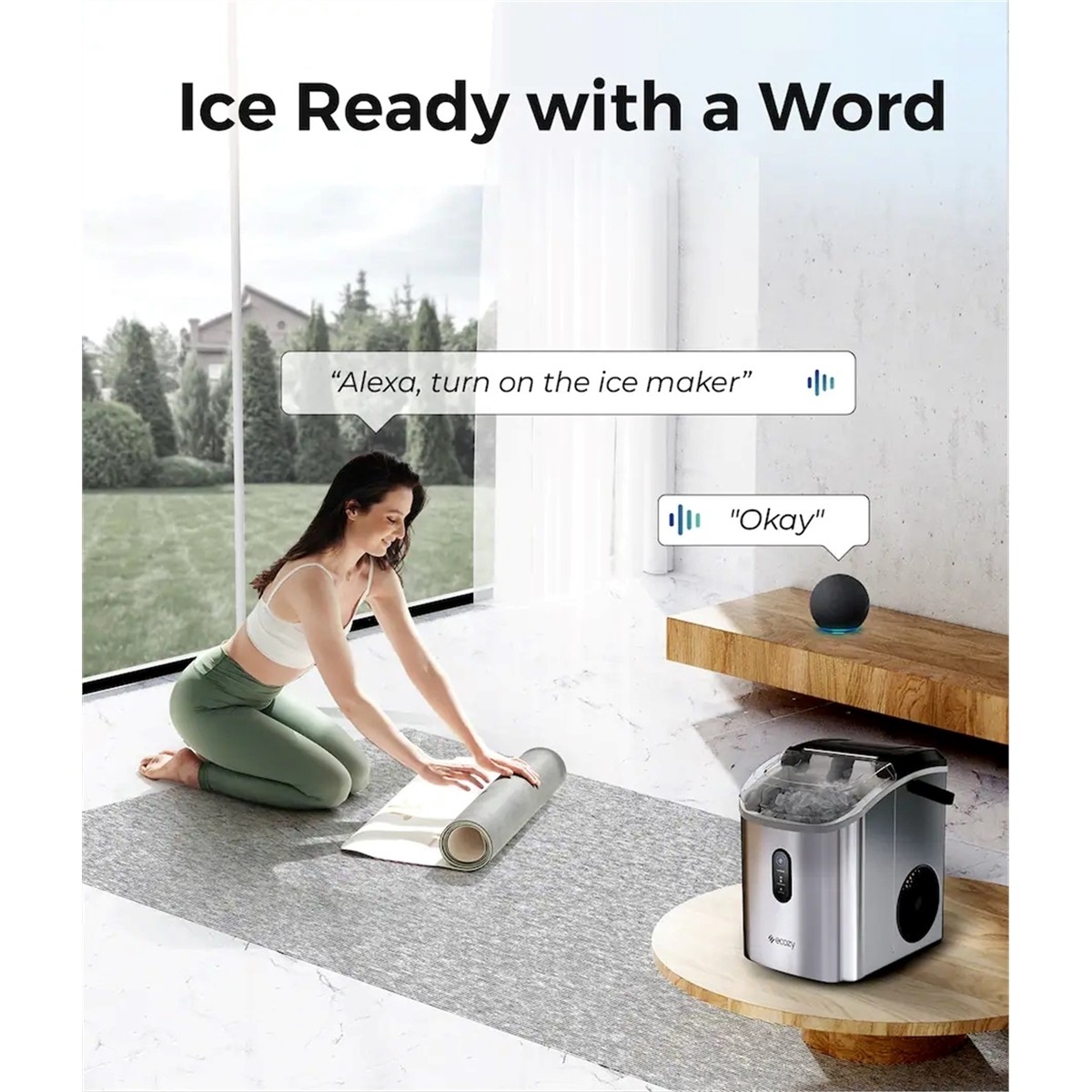 Ecozy EZN280BS Smart Nugget Ice Maker gallery