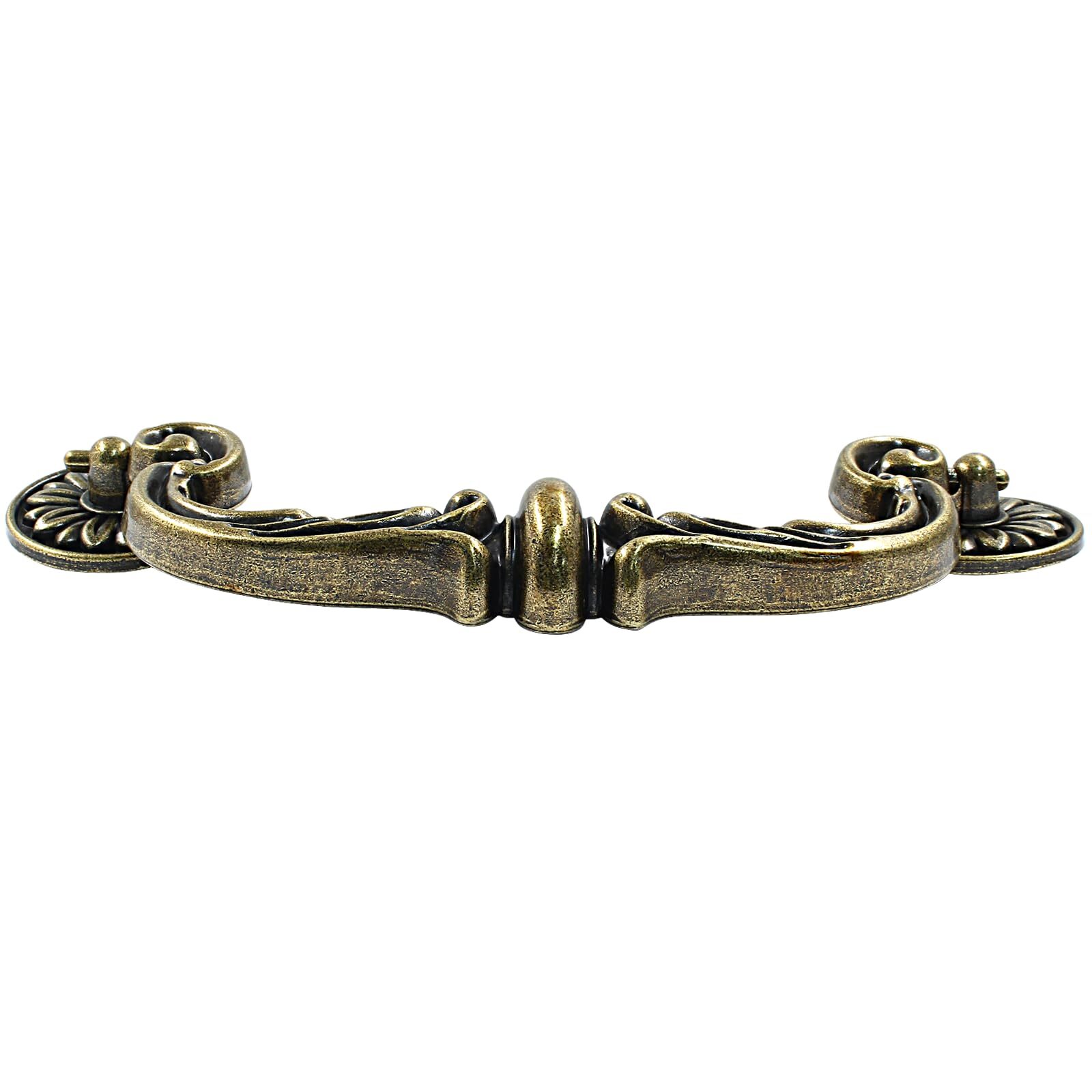 4 Pcs 150mm/6 Inch Hole Center Pull Handles Zinc Alloy Rustic Vintage Drop-Do... gallery