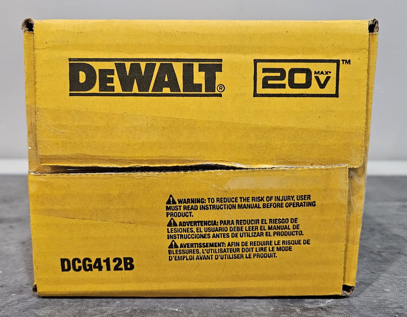 Brand New DeWalt 20v Max 4-1/2" Angle Grinder Kit (Tool Only) DCG412B gallery