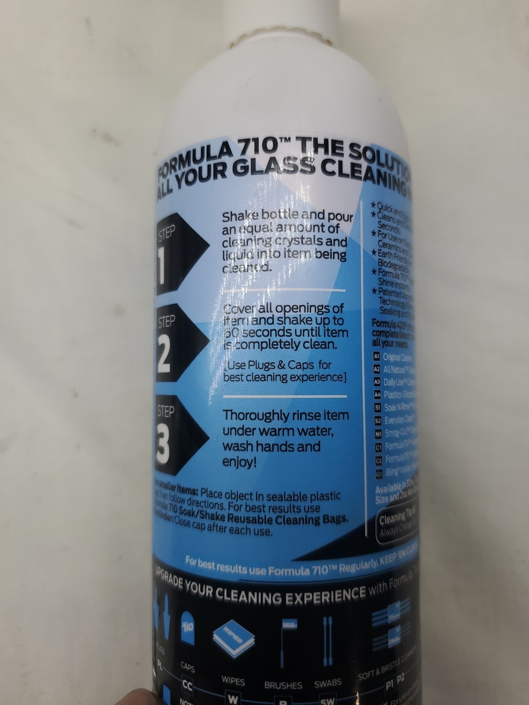 2 Pk. Formula 710 Pipe Cleaner – 12oz Glass,Metal, Pyrex & Quartz Cleaner gallery