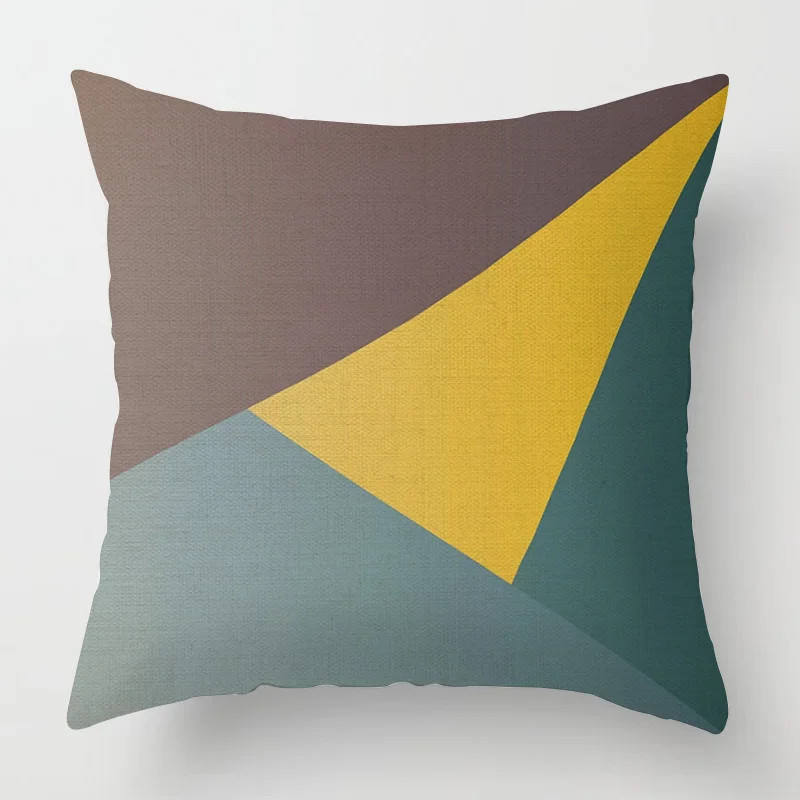 Abstract Geometric Pillowcase 18x 18 Inch Machine Washable Four Seasons Universa gallery
