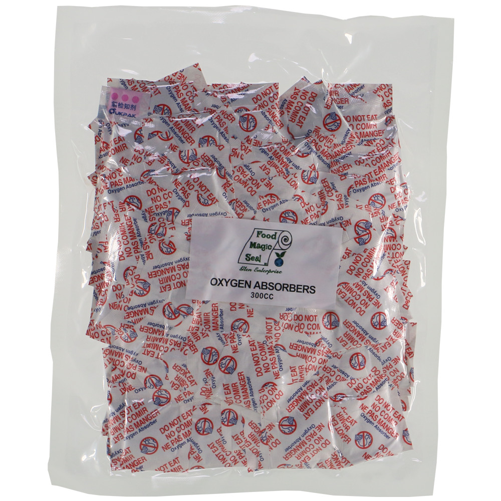 100-300cc Oxygen Absorbers Long Term Food Storage Saver by Food Magic Seal gallery