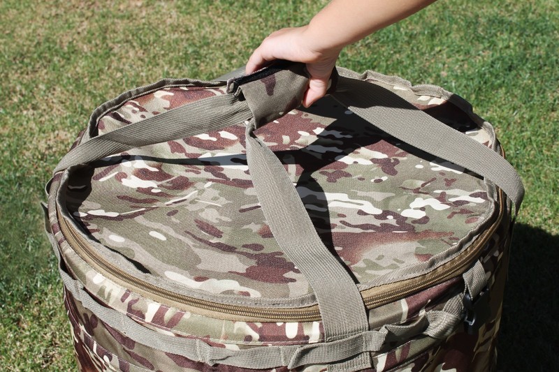 OFFGRID Pop Up Trash Can & Storage Bin - Camouflage gallery
