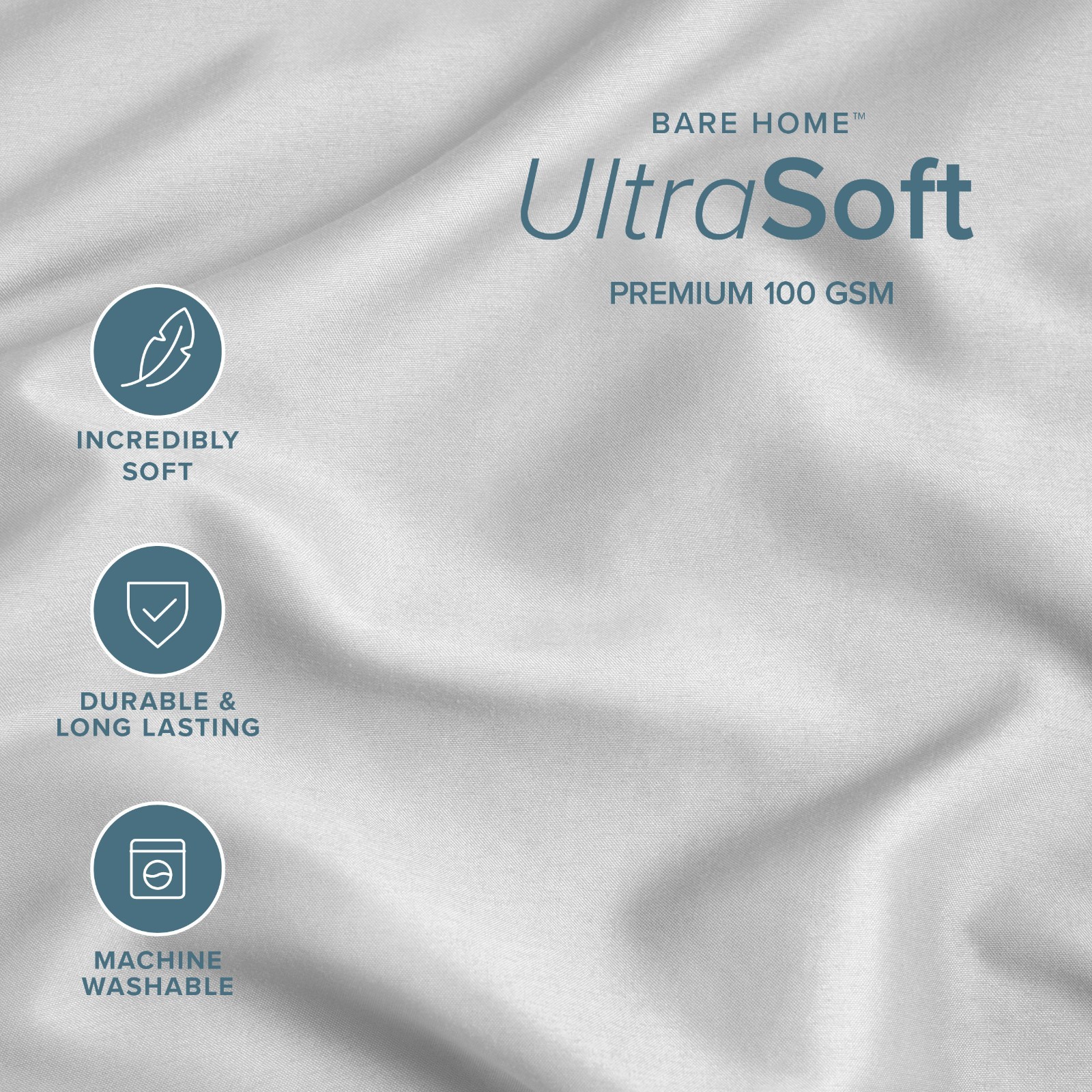 Bare Home Microfiber Envelope Closure Body Pillowcase gallery