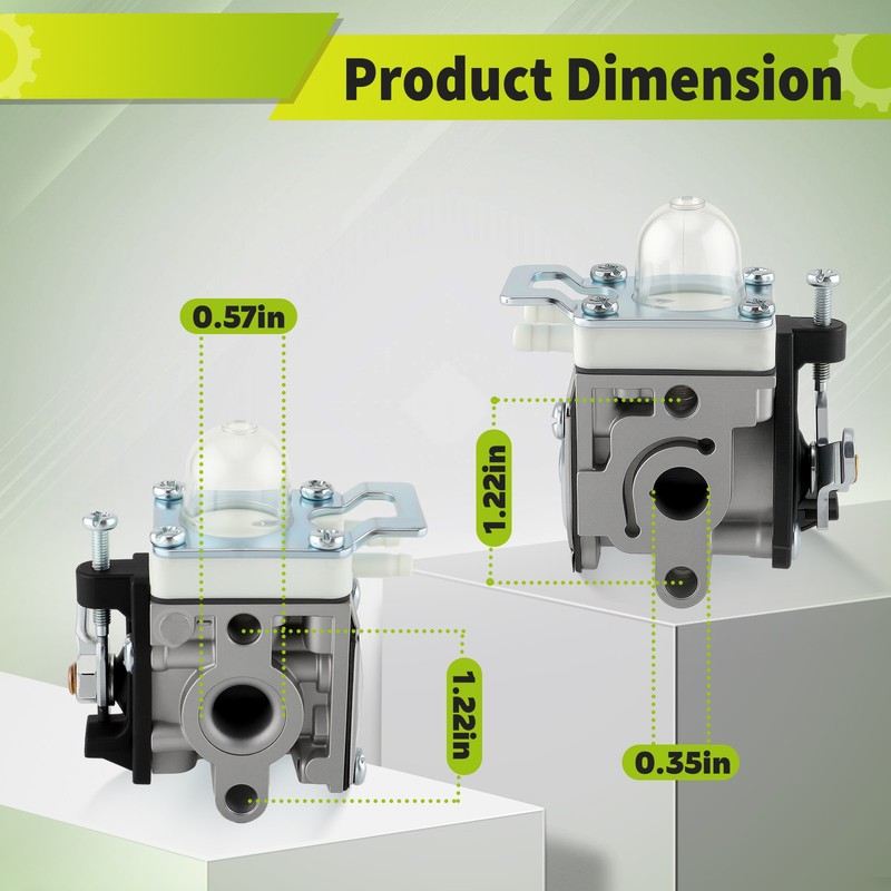Replacement Carburetor For Echo PB-2520 Leaf Blower A021004700 A021000722 New gallery