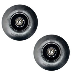 (2) No Flat Solid Rubber Tires 11×4.00-5 For Wright 72460026 72460002 72460012