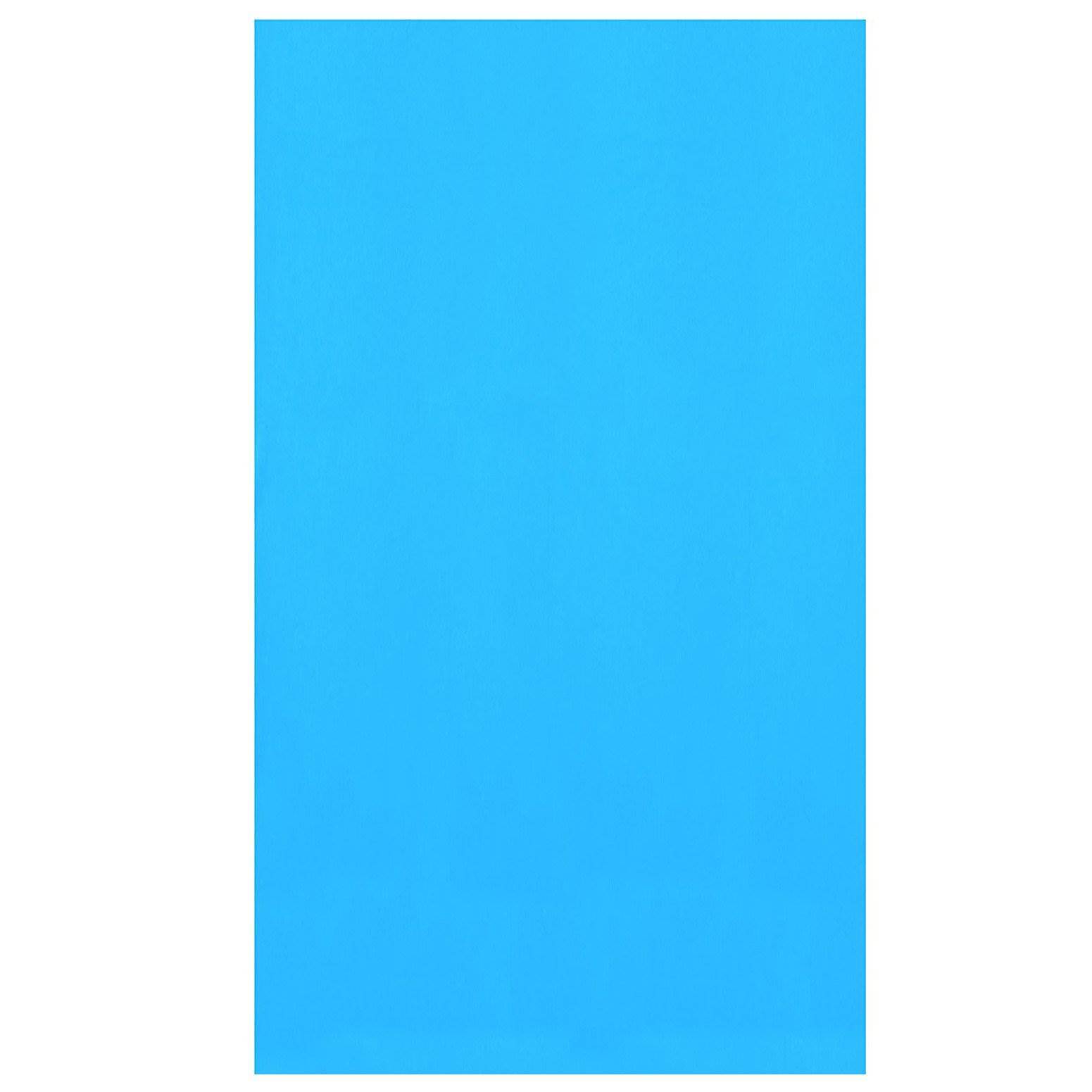 Swimline 15' Round Above Ground Swimming Pool Overlap Liner, Solid Blue gallery