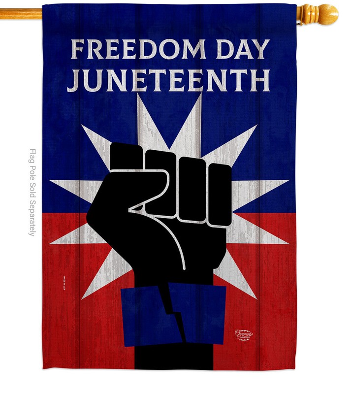 Junetteenth Garden Flag Black History Juneteenth Decorative Yard House Banner gallery