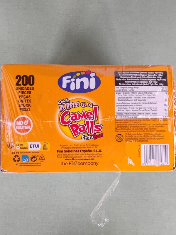 Fini Camel Balls Extra Sour 200pc Exp 07/2027 gallery
