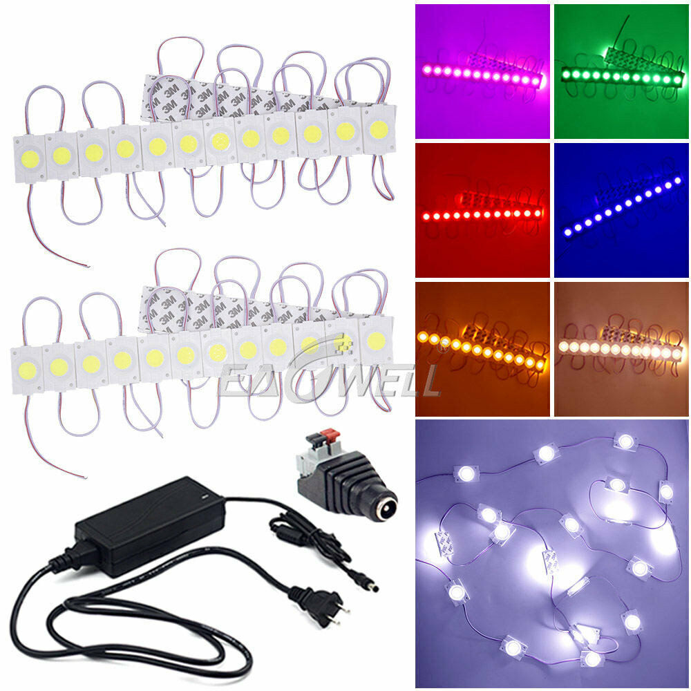 20PCS LED COB Module LED Light Waterproof Super Bright Sign Lamp DC 12V US Ship gallery