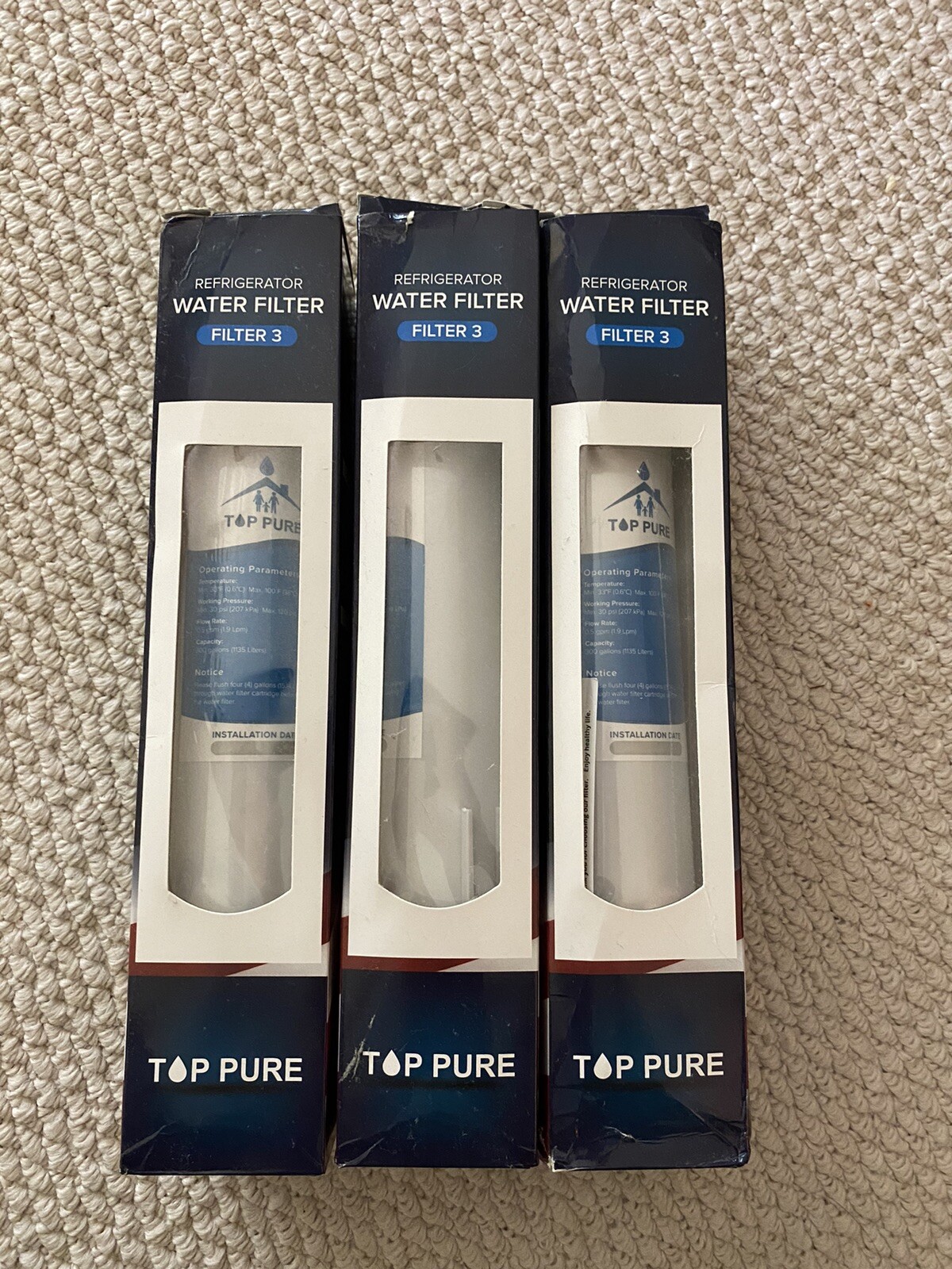 NEW & SEALED TOP PURE FILTER 3 REFRIGERATOR WATER FILTER KENMORE 46-9083, 9083 gallery