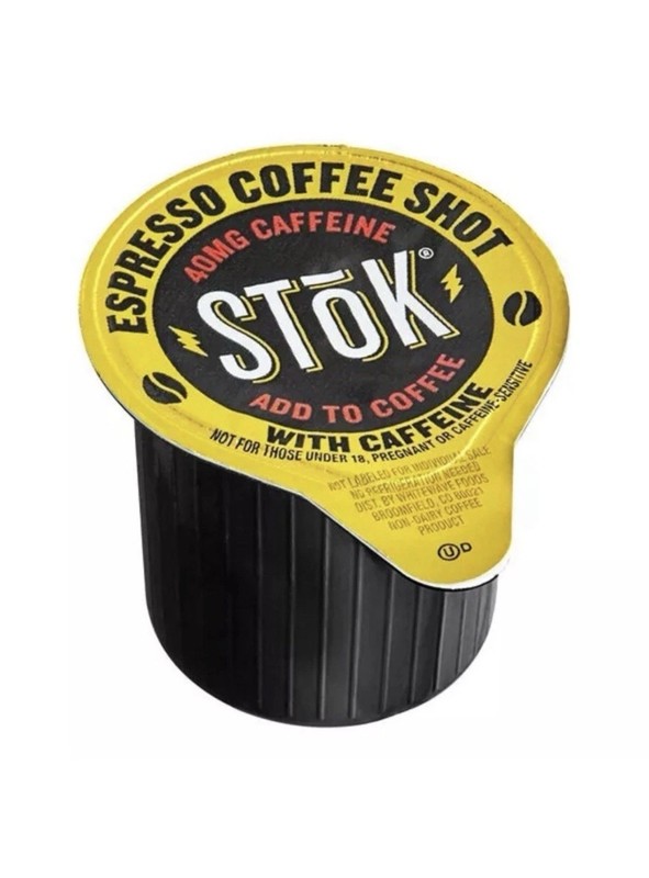Stok Caffeinated Black Coffee Shot 50 count Expresso Caffiene Unsweetened Dark gallery