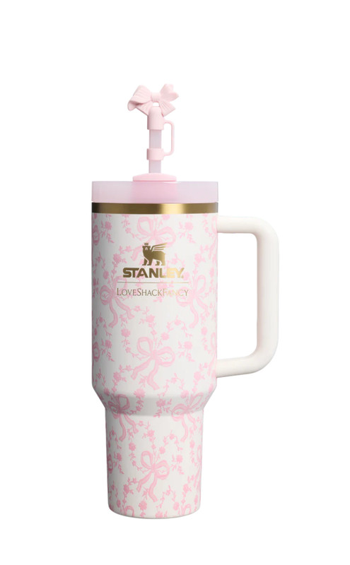 Stanley x LoveShackFancy Quencher 40oz Coquette Bow Tumbler Authentic All Colors gallery