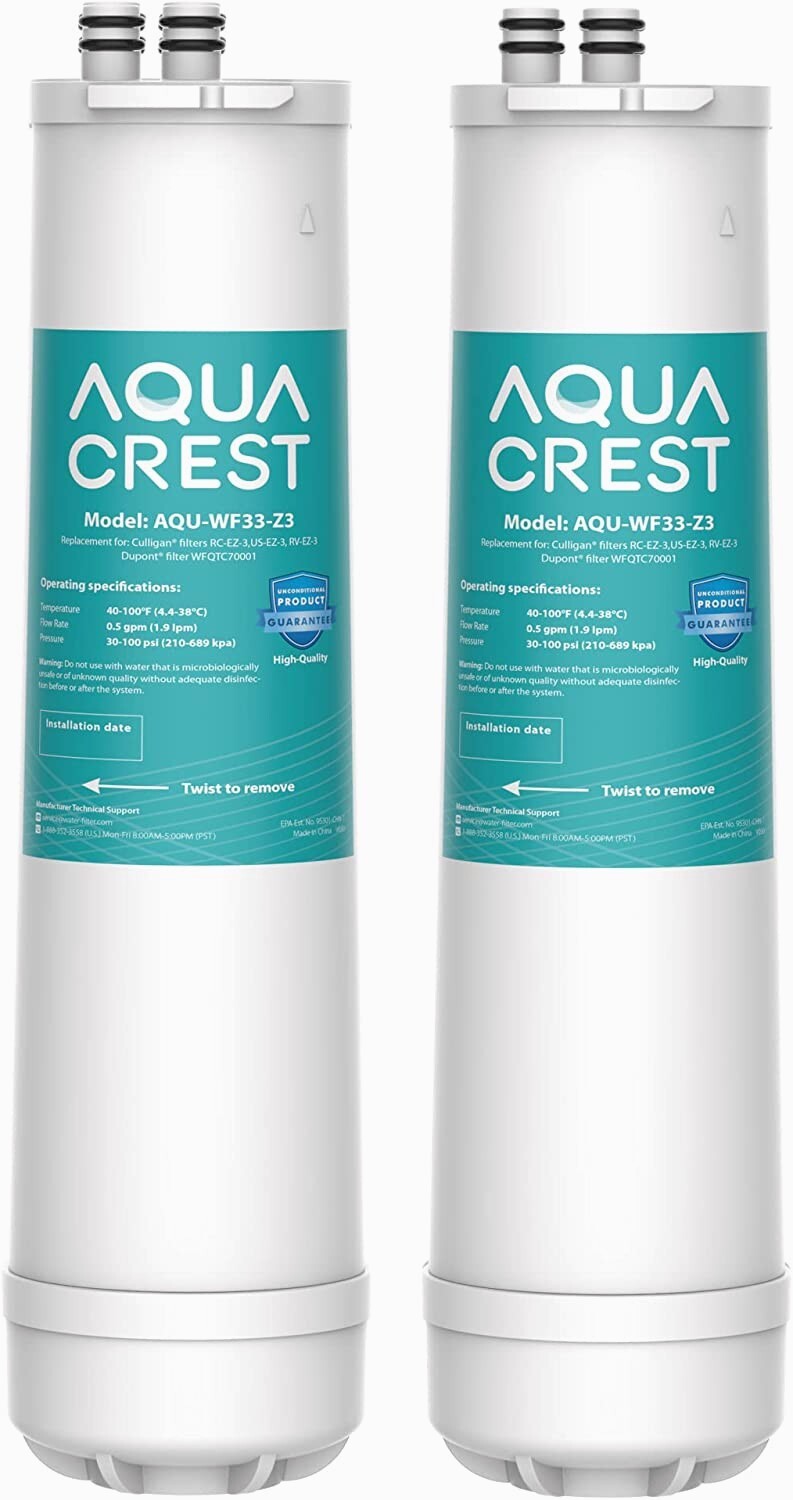AQUA CREST Under Sink Water Filter,Replacement Culligan,RC3 EZ-Change Premium gallery