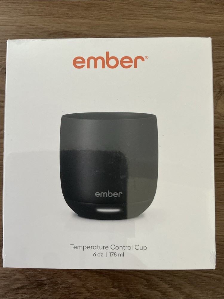 Ember Temperature Control Smart Cup, 6 oz, App-Controlled Heated Coffee Cup, ...