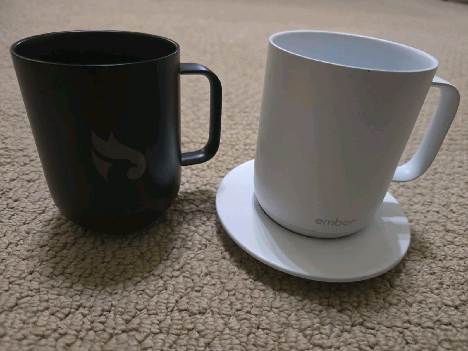 Parts Only Ember Temperature Control Smart Mug 2, 10 oz, White & Black gallery