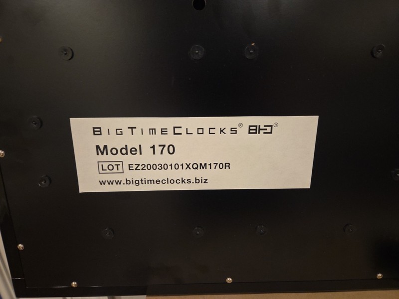 EXTRA LARGE 50″ LED COUNTDOWN / UP CLOCK 8" Big Time Clocks Model 170 No Remote gallery