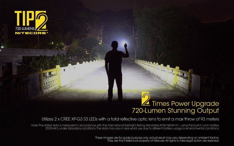 NITECORE TIP2 720 Lumen USB Rechargeable Keychain Flashlight gallery