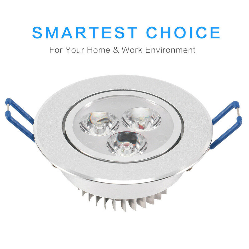 4/10/20pcs Downlight Led Dimmable Spotlight 3w 5w Ceiling Panel Light Recessed gallery