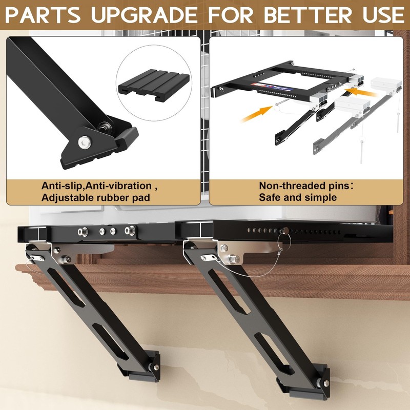 Marudina Adjustable Window Ac Bracket Quick Installation In 3Minutes Without gallery