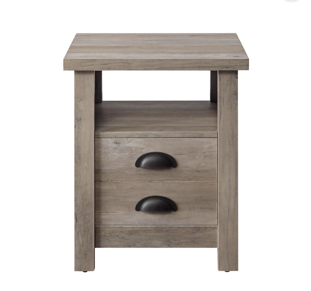 Better Homes & Gardens GranaryModern Farmhouse End Table,Rustic Gray gallery