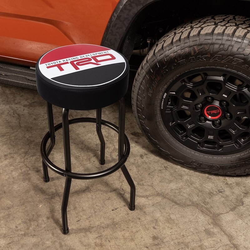 PLASTICOLOR TOYOTA RACING DEV TRD STOOL 004813R01 Round Vinyl Seat Non-Swivel gallery
