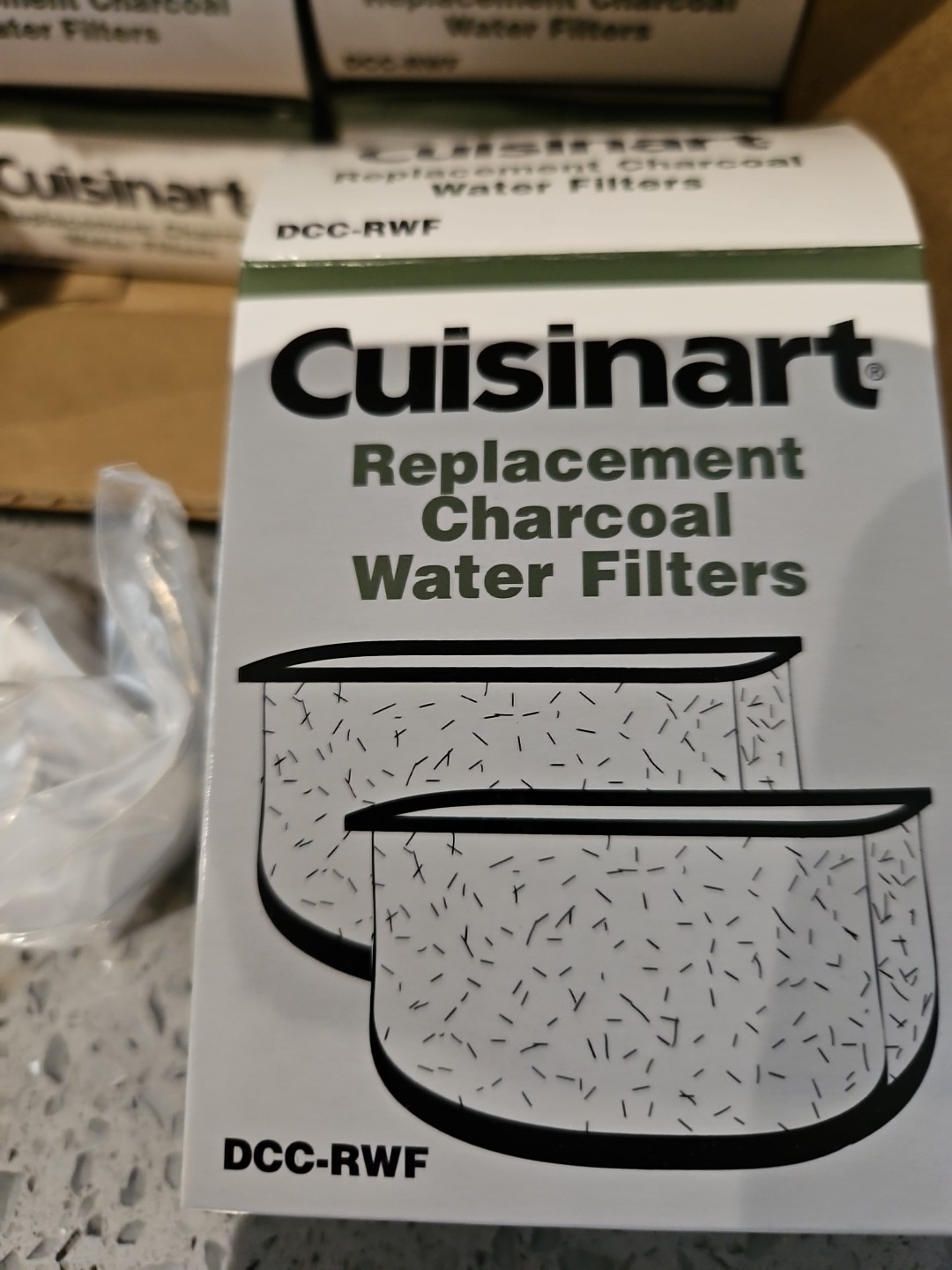 11 Cuisinart DCC-RWF Replacement Charcoal Water Filter - White - 11 Peces gallery