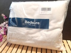 Bedsure Duvet Cover King Size Super Soft Cationic Dyed Duvet Cover Beige Linen