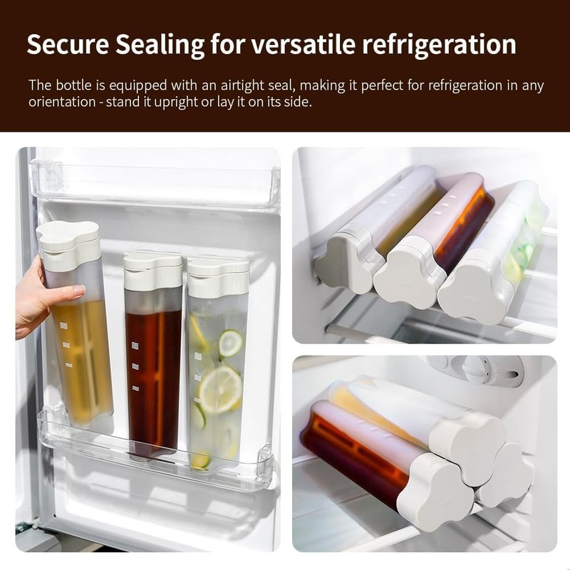 20oz Portable Cold Brew Coffee Maker with Fine Filter Airtight Leak-Proof gallery